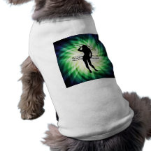 Hula Hoop Girl; Cool Dog Tee Shirt