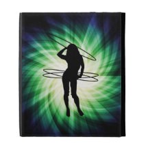 Hula Hoop Girl; Cool iPad Folio Cover