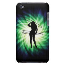 Hula Hoop Girl; Cool iPod Case-Mate Case