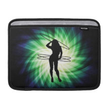 Hula Hoop Girl; Cool MacBook Sleeve