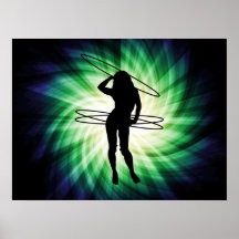 Hula Hoop Girl; Cool Posters