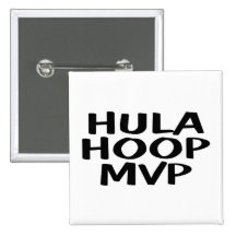 Hula Hoop MVP Pinback Buttons
