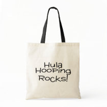 Hula Hooping Rocks Tote Bag