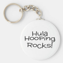 Hula Hooping Rocks Key Chains