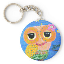 Hula Hoot Key Chains