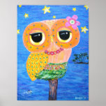 Hula Hoot Print