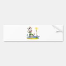 HuLa KaT Bumper Sticker