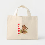 Hula Pin-up Girl Tote Tote Bag