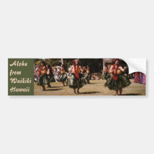 Hula Show Bumper Stickers