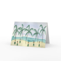 Hulas on the Beach Cards