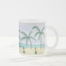 Hulas on the Beach Mugs & Drinkware