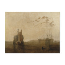 Hulks on the Tamar, c.1812 Postcard