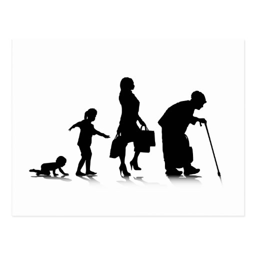 Human Aging_5 Postcards