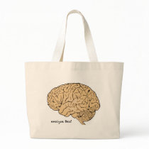 Human Brain: Analyze This! Canvas Bags