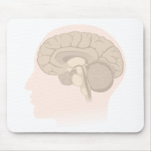Human brain Mousepad