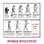 human evolution.. t-shirt