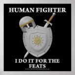 Human Fighter: For the Feats Print