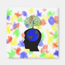 human head side blue globe brain tree growing.png magnets