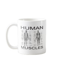 Human Muscles and Anatomy Coffee Mug