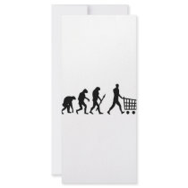 human shopping evolution custom rack cards