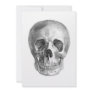 Human skull anatomy sketch drawing custom invitations