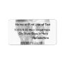 Human skull anatomy sketch drawing address label
