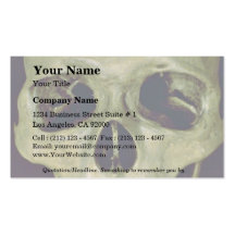 Human Skull Business Card