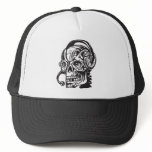 Human Skull Mesh Hats
