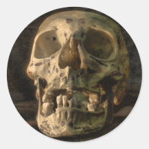 Human Skull HDR Sticker
