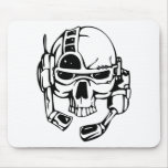 Human Skull Mouse Mats