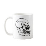 Human Skull Mug