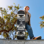 Human Skull Skateboard