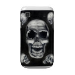 Human Skulls Black Samsung Galaxy S Case