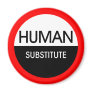 Human Substitute Refrigerator Magnet
