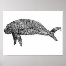 Humanatee Print