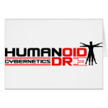 Humandroid Cybernetics Greeting Cards