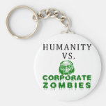 Humanity vs. Corporate Zombies Key Chains