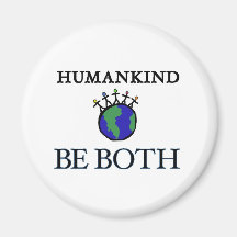 Humankind Refrigerator Magnet