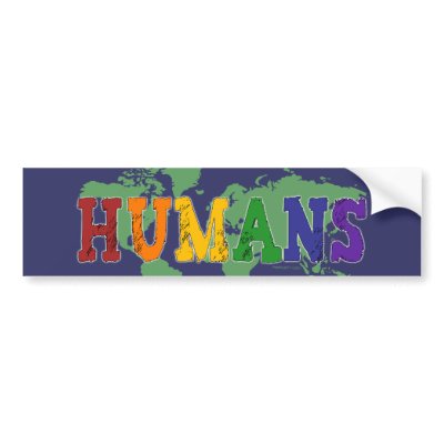 Humans (Gay) Bumper Sticker by Method77