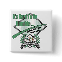 Humble 80th Birthday Gifts Pinback Buttons