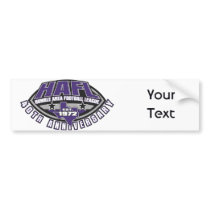 Humble Area Football League Bumper Sticker