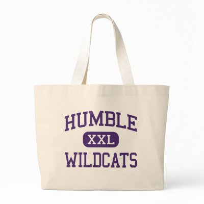Humble - Wildcats - High School - Humble Texas Canvas Bags by customteamsportswear