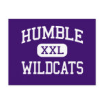 Humble - Wildcats - High School - Humble Texas Postcard