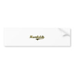 Humboldt Iowa Classic Design Bumper Stickers