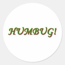 Humbug! Round Sticker