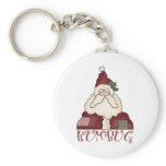 Humbug Santa Christmas Keychain