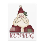 Humbug Santa Christmas Postcards