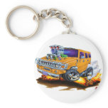 Hummer H2 Orange Truck Key Chain