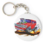 Hummer H2 Red Truck Key Chain
