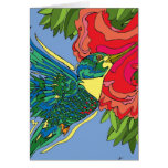 Humming bird greeting card